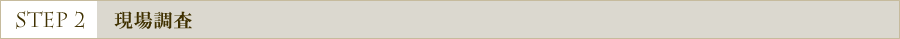 現場調査
